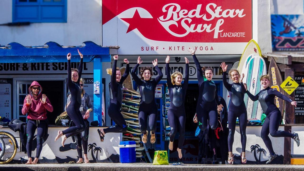 Red Star Surf & Yoga Camp Lanzarote Famara Exterior photo